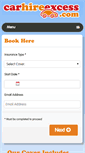Mobile Screenshot of carhireexcess.com